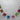 72"L Fabric Multicolored Bow Garland