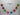 72"L Fabric Multicolored Bow Garland