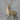 Gold Metal Standing Deer