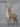 Gold Metal Standing Deer