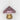 GLASS PURPLE MUSHROOM ORN