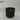 Black Ceramic Snowflake Cup