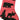 Xmas Stockings Red Jute with Black Patches