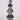7.8 X 7.8 X 27.6"H BLUE/GOLD FINIAL TABLE TOP DECOR12