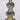 5.9 X 5.9 X 27.9"H BLUE/GOLD FINIAL TABLE TOP DECOR