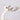 13 X 7.5X 30.7"H WHITE W/GOLD STANDING DEER DECOR