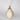 3.94 X 3.94 X 5.516"H GOLD FINIAL ORNAMENT