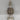 Polyresin Silver Pinecone Like Stocking Holder
