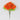 Day of the Dead ORANGE FLOWER PICK
16"H