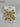 Gold Metal Jingle Bells Clips 4/pc