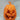 18.5"H. Halloween Table Top Lighted Orange Pumpkin