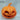 13"H. Halloween Table Top Lighted Orange Pumpkin