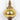 Gold finial assorted ornament