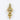 Gold finial assorted ornament