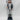 33"H. Wooden Silver/Black Nutcracker