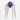 Large lighted purple spider