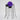 Large lighted purple spider