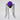 Large lighted purple spider