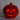 Red halloween pumpkin