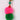 Pompom and tinsel ornament