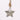 Metal silver star ornament