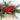 Velvet large ribbon leaves bundle with red berries