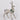 Silver standing reindeer