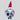 Santa Claus holding presents and bell