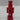 8"H. Plain Wood Red Nutcracker