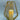 12"H. Gold Metal Lantern with Candle