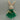 9"H. Fabric Bunny Ballerina Orn