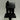7.75"H. Black House Stocking Holder