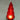 6.25"H. Red Glass Lighted Tree.