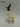 8.75"H. Standing Wooden Deer