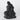 6.25"H. Halloween Black Haunted House