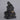 6.25"H. Halloween Black Haunted House