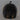 13" Metal Black Pumpkin Lantern