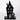 10"H. Halloween Metal Haunted House