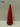 14" Ceramic Red Table Top Tree