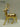 12.75" Gold Standing Reindeer