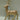 12.75" Gold Glitter Standing Reindeer