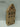 11.75" Ceramic Gold Table Top House
