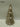 12.0" Gold Glass Table Top Lighted Tree