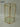 9.0" Gold Metal/Glass Lantern