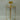 16.0" Gold Metal/Glass Lantern