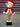 Plush Standing Bear Dressed in Christmas Attire
