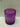 Xmas Purple Glass Candle Holder - tree design