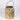 LED Lighted Gold Ceramic Lantern