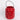 LED Lighted Red Ceramic Lantern