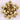 LED Lighted Gold Metal Ribbon Bow
